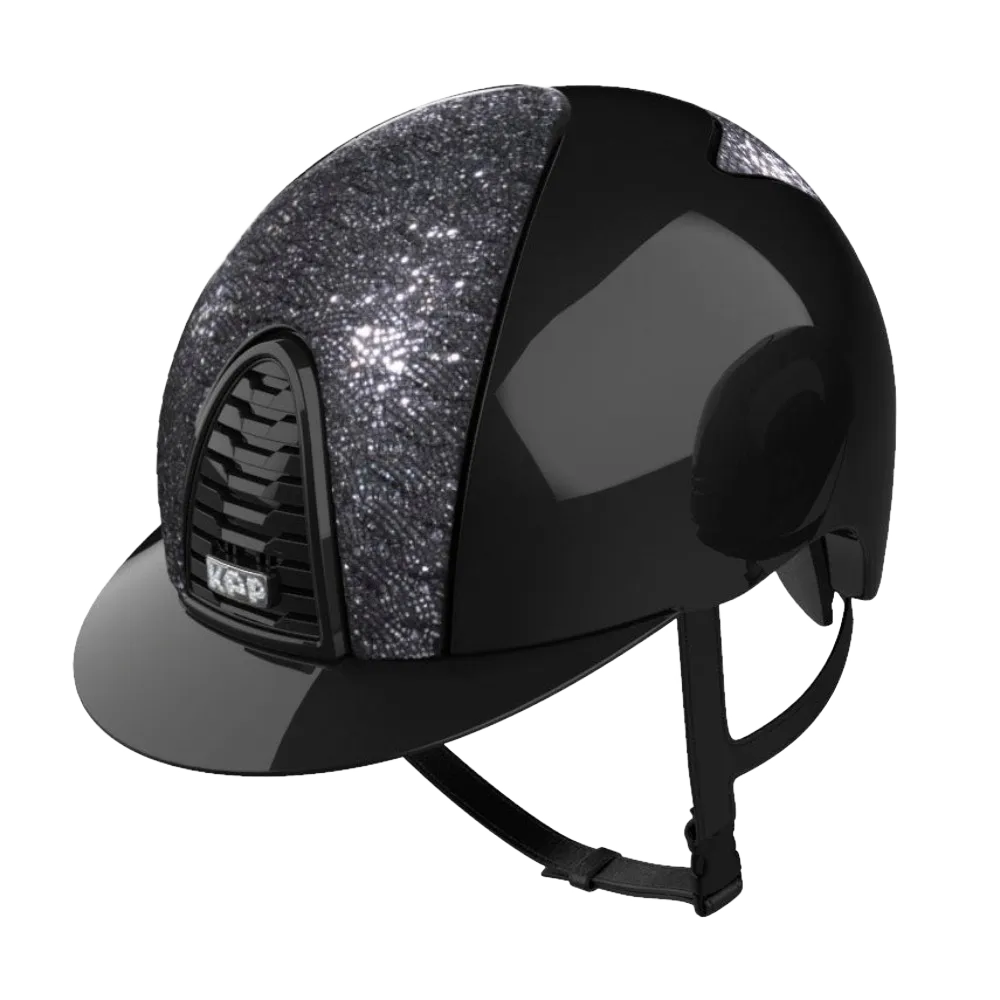 Riding Helmet Cromo 2.0 Polish Black - Klimt by KEP Italia