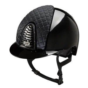 Riding Helmet Cromo 2.0 Polish - Black Milano & Swarovski by KEP