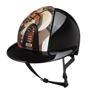 Riding Helmet Cromo 2.0 Polish Polo - Orange Pegasus by KEP