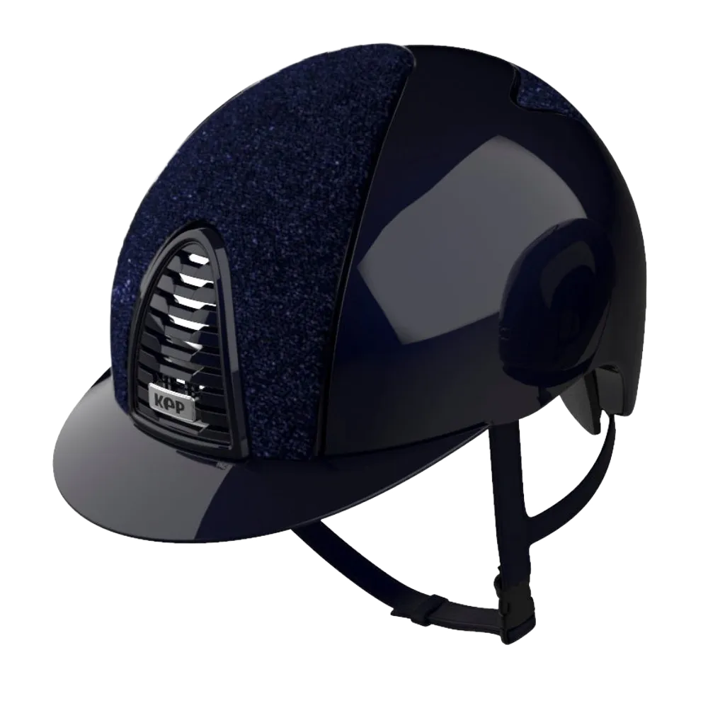 Riding Helmet Cromo 2.0 Polish with Glitter Front & Rear by KEP