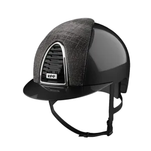 Riding Helmet Cromo 2.0 Shine Black - Galassia Front by KEP