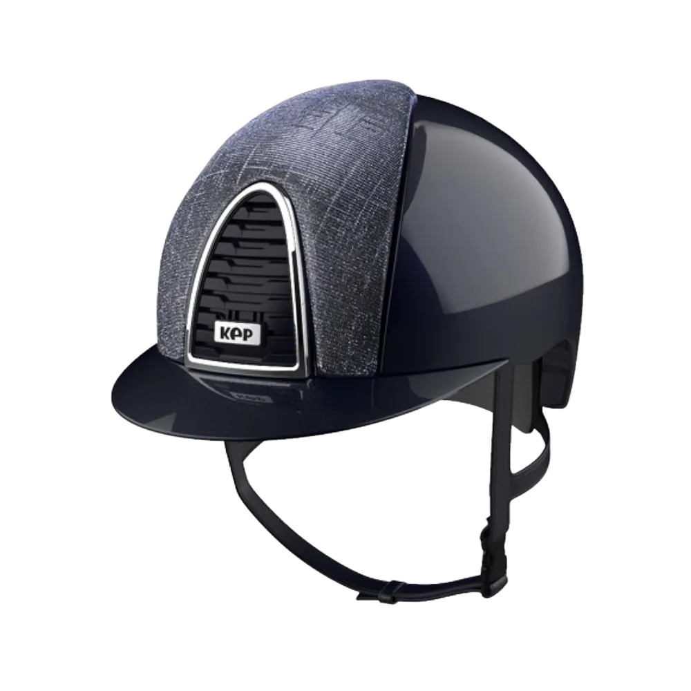 Riding Helmet Cromo 2.0 Shine Blue - Galassia Front by KEP
