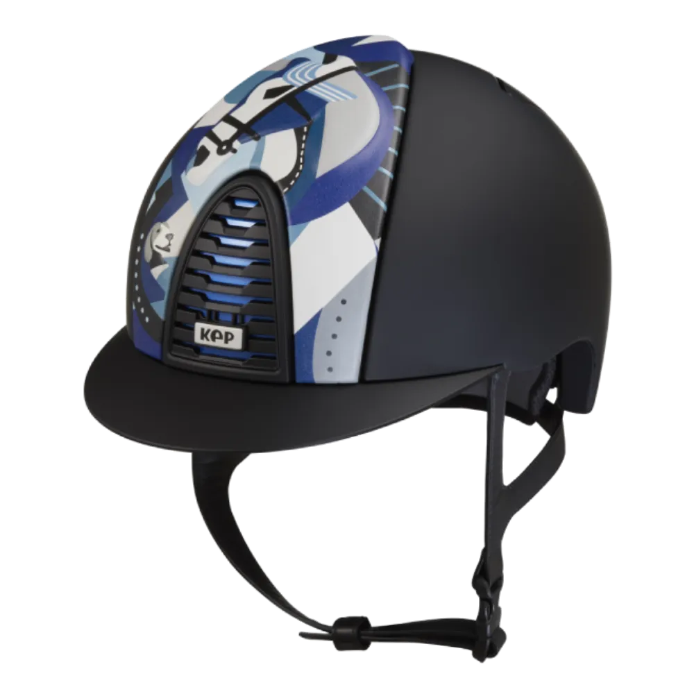 Riding Helmet Cromo 2.0 Textile - Blue Pegasus by KEP