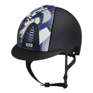 Riding Helmet Cromo 2.0 Textile - Blue Pegasus by KEP