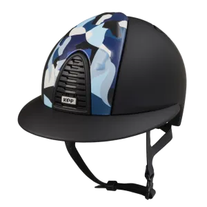 Riding Helmet Cromo 2.0 Textile Polo - Blue Vikings by KEP