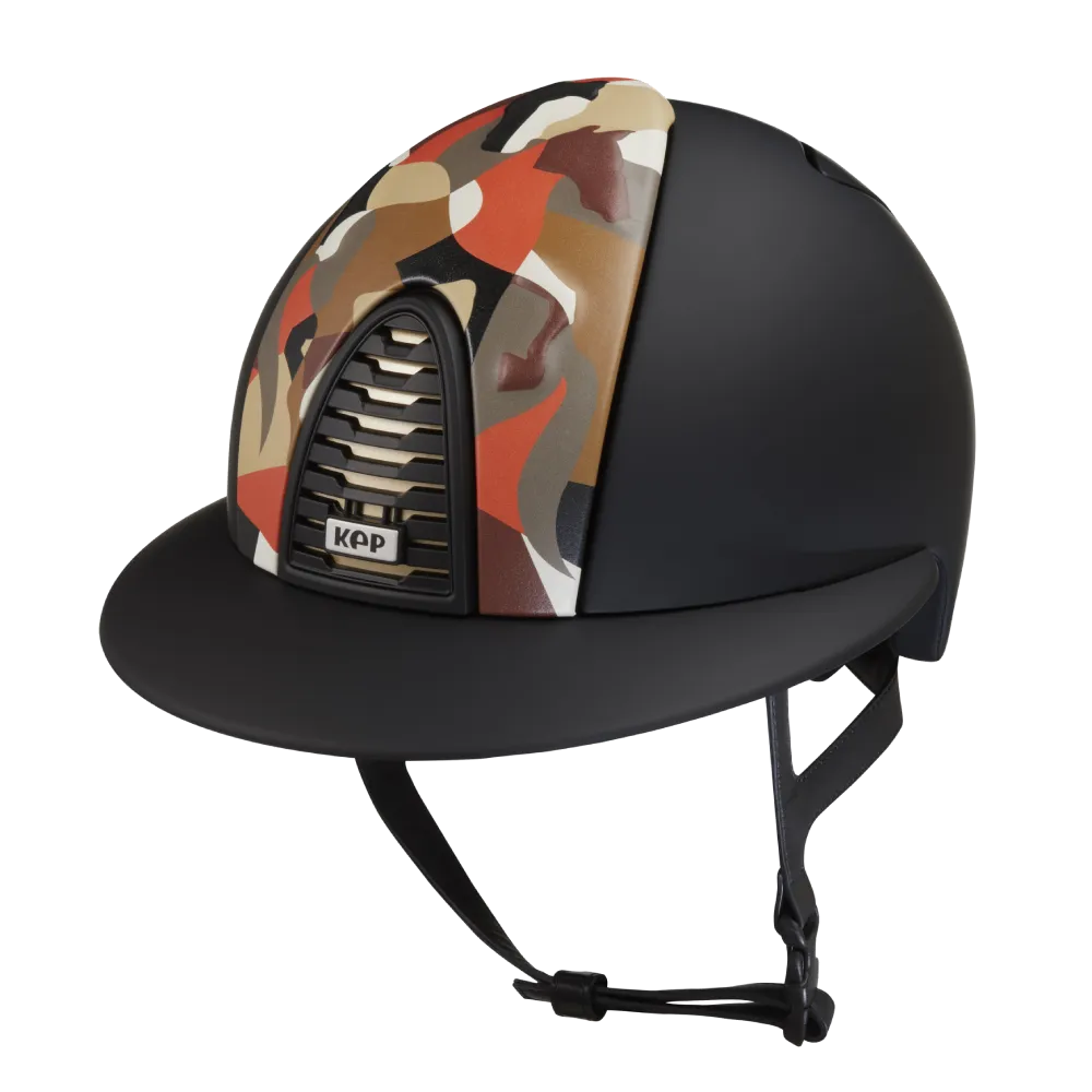Riding Helmet Cromo 2.0 Textile Polo - Orange Vikings by KEP