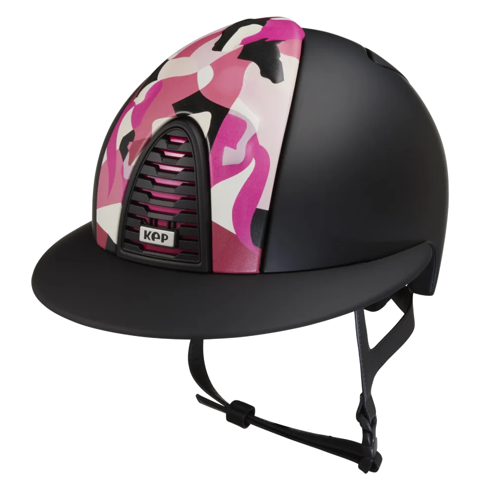 Riding Helmet Cromo 2.0 Textile Polo - Pink Vikings by KEP