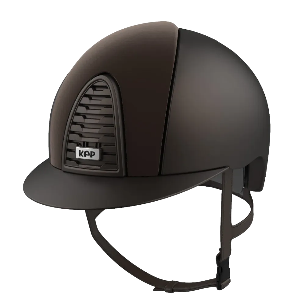 Riding Helmet Cromo 2.0 Textile Velvet Front & Rear by KEP