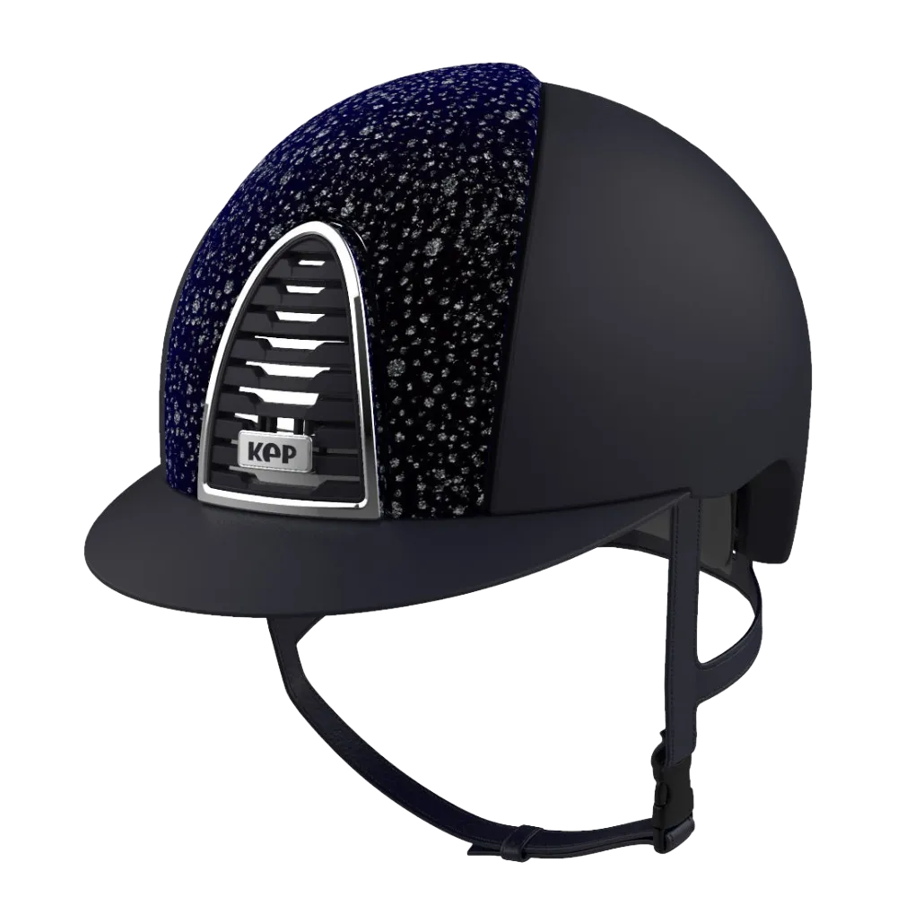 Riding Helmet Cromo 2.0 Textile Velvet Sparkling Front by KEP