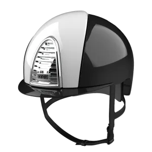 Riding Helmet Cromo 2.0 XC Polish Black & White by KEP