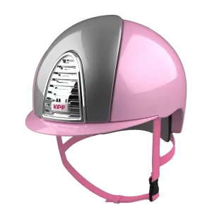 Riding Helmet Cromo 2.0 XC Polish Pink & Light Grey by KEP