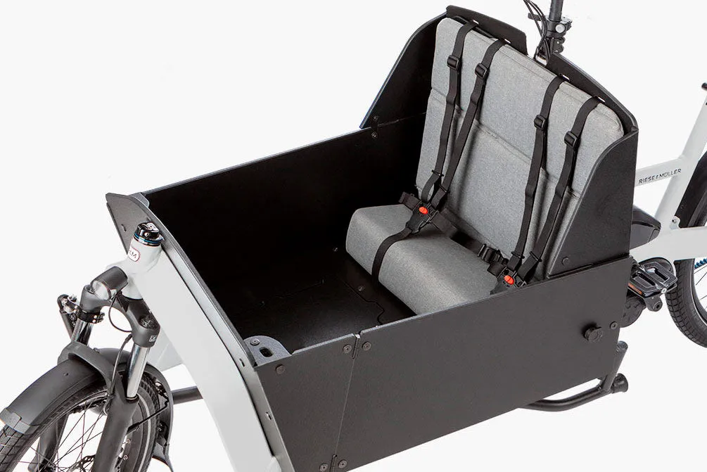 Riese & Müller - Transporter2 65 - Vario - Kiox 300 - 545Wh - Double Seat - Child Cover - Additional Lock