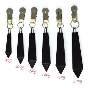 Rimba Stainless Steel Long Nipple Clamps with 250g Weights