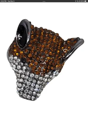 Ring Fox Mask Form Fashion Ring