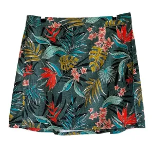 Rip Skirt Hawaii Womens Wrap Skirt Size XL Length 2 Vintage Bali Jungle Print