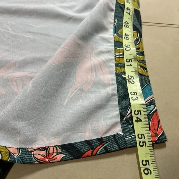 Rip Skirt Hawaii Womens Wrap Skirt Size XL Length 2 Vintage Bali Jungle Print