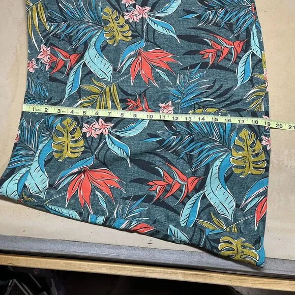 Rip Skirt Hawaii Womens Wrap Skirt Size XL Length 2 Vintage Bali Jungle Print