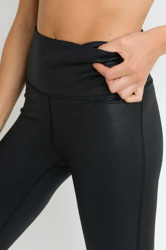 RISE & SHINE foil leggings