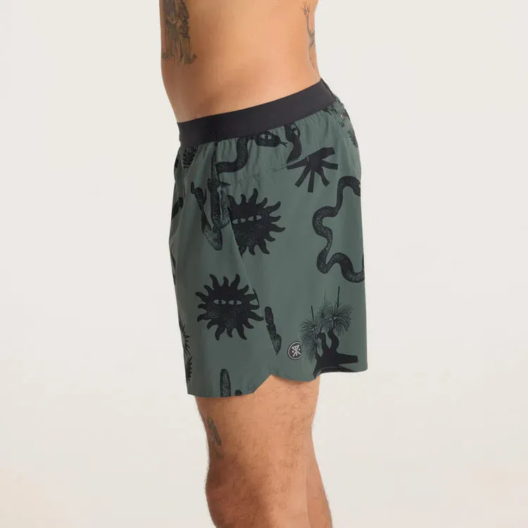 Roark Alta 5" Short - Forest