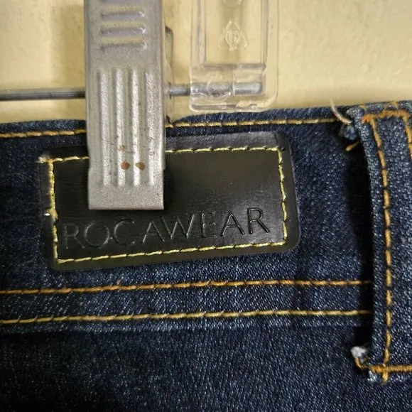 Rocawear Vintage 1990s Dark Wash Big R Jeans Size 14