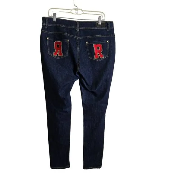 Rocawear Vintage 1990s Dark Wash Big R Jeans Size 14