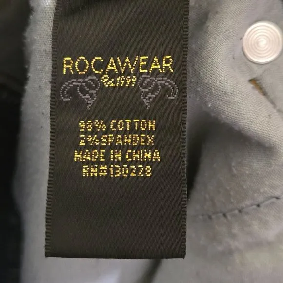 Rocawear Vintage 1990s Dark Wash Big R Jeans Size 14
