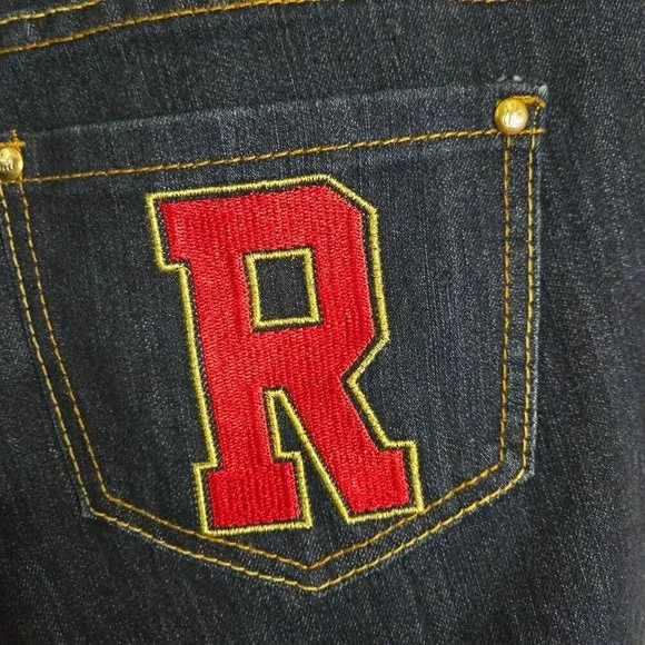 Rocawear Vintage 1990s Dark Wash Big R Jeans Size 14