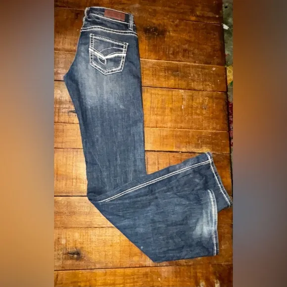 ROCK &amp; ROLL DENIM Women’s Bootcut Riding Jeans size 28W X 36L vintage wash