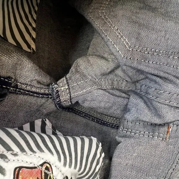 Rock Revival Jeans Women's 27 (2) Dark Blue Betty Bootcut Embellished Blingy