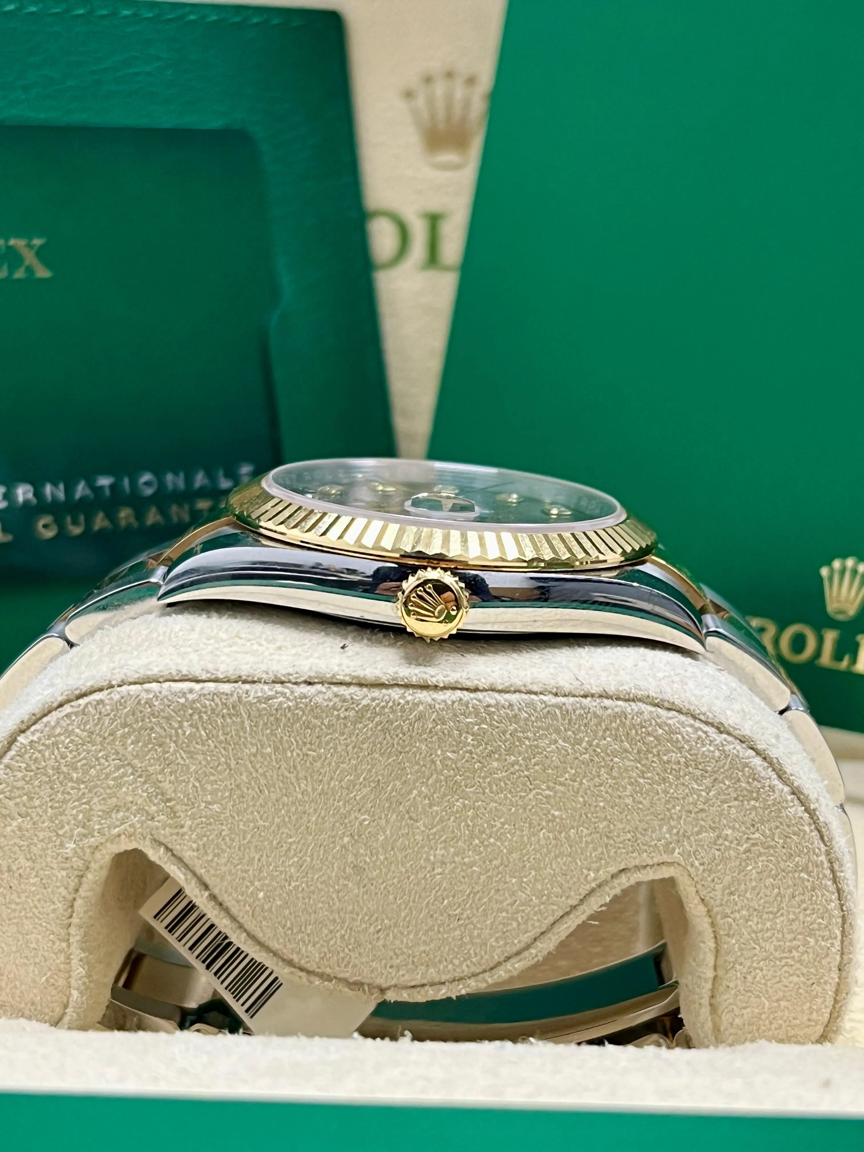 Rolex DateJust 126333g Black Dial With Diamond Hour Marker 2022