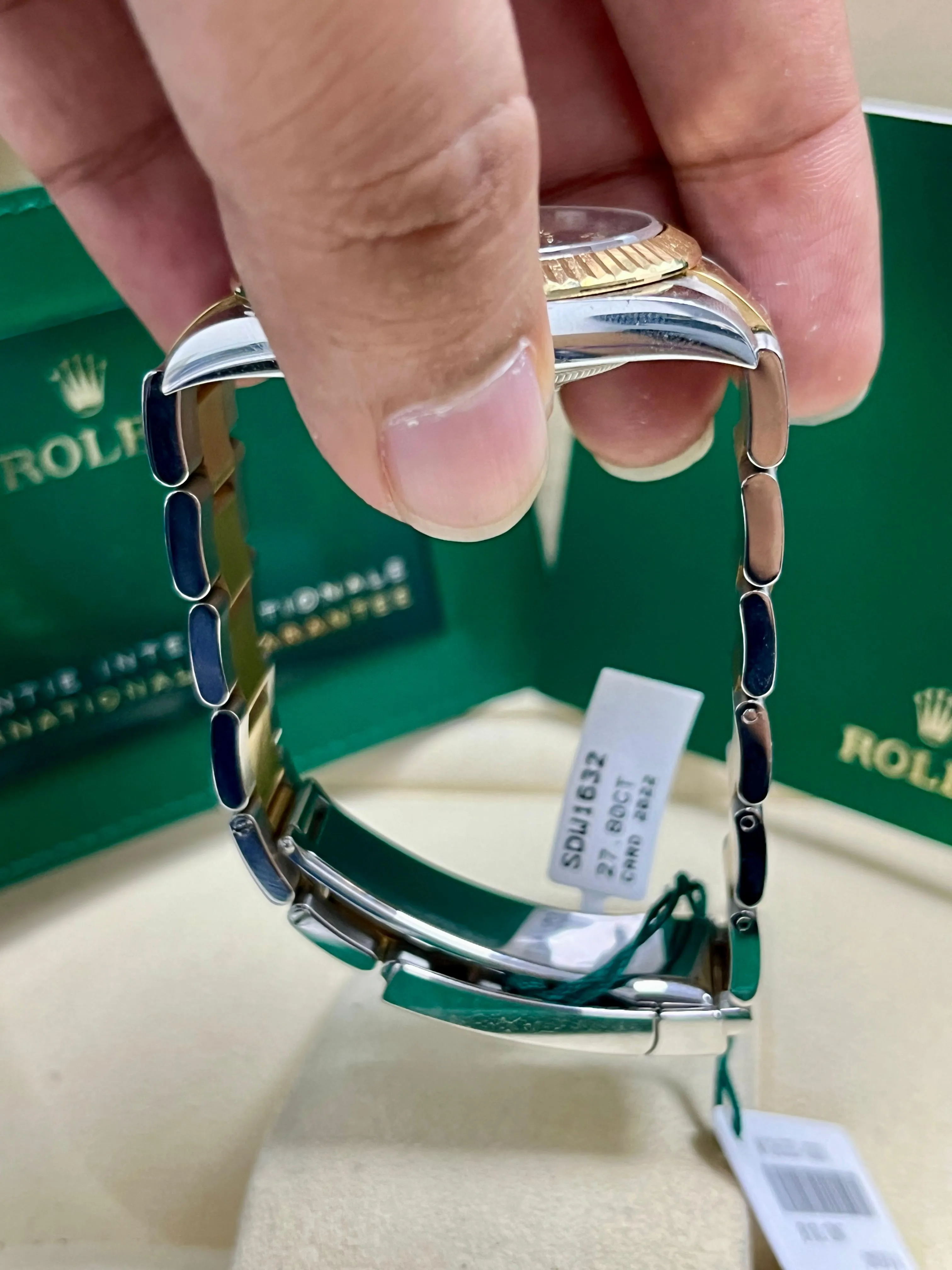 Rolex DateJust 126333g Black Dial With Diamond Hour Marker 2022