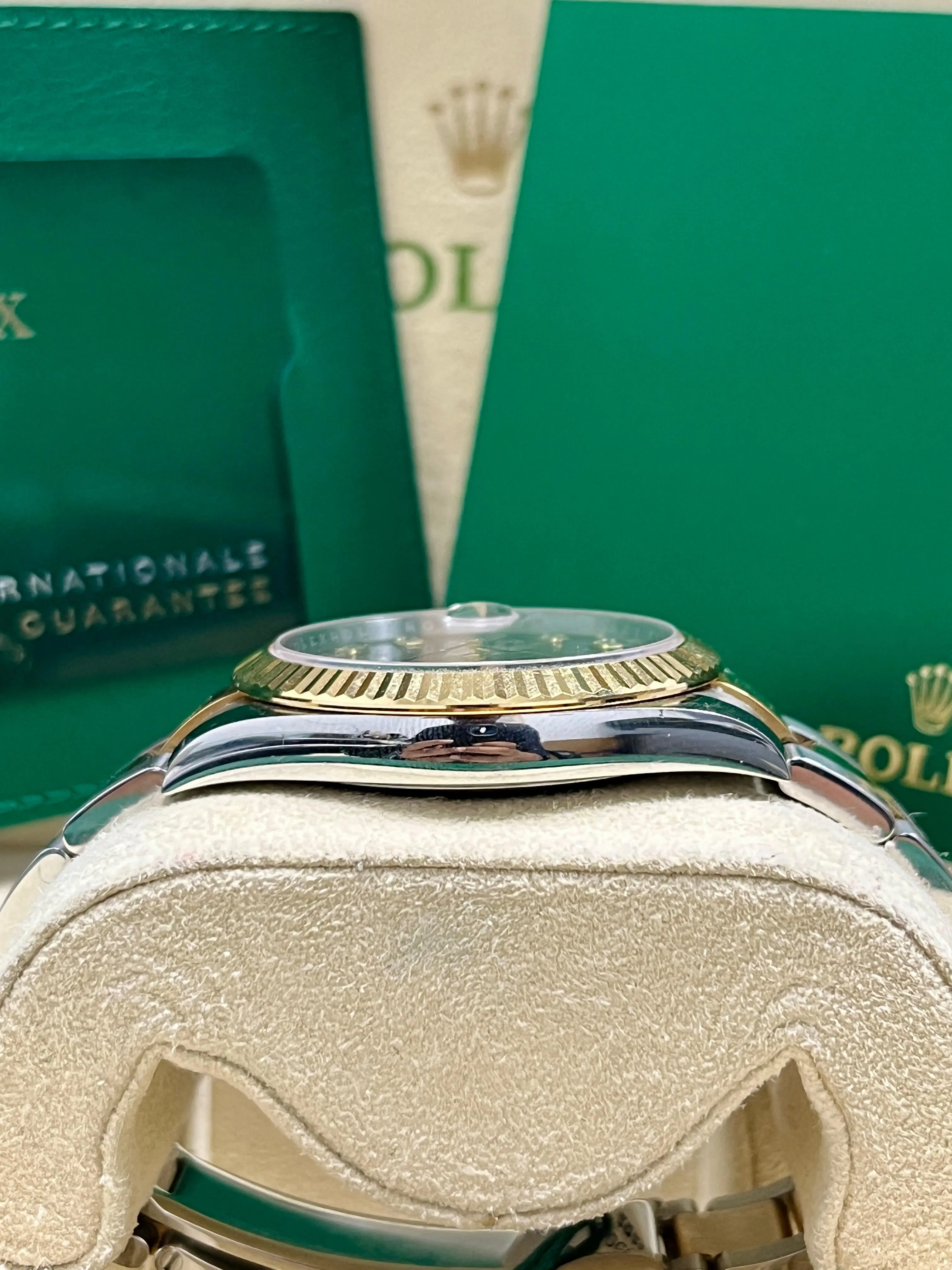Rolex DateJust 126333g Black Dial With Diamond Hour Marker 2022