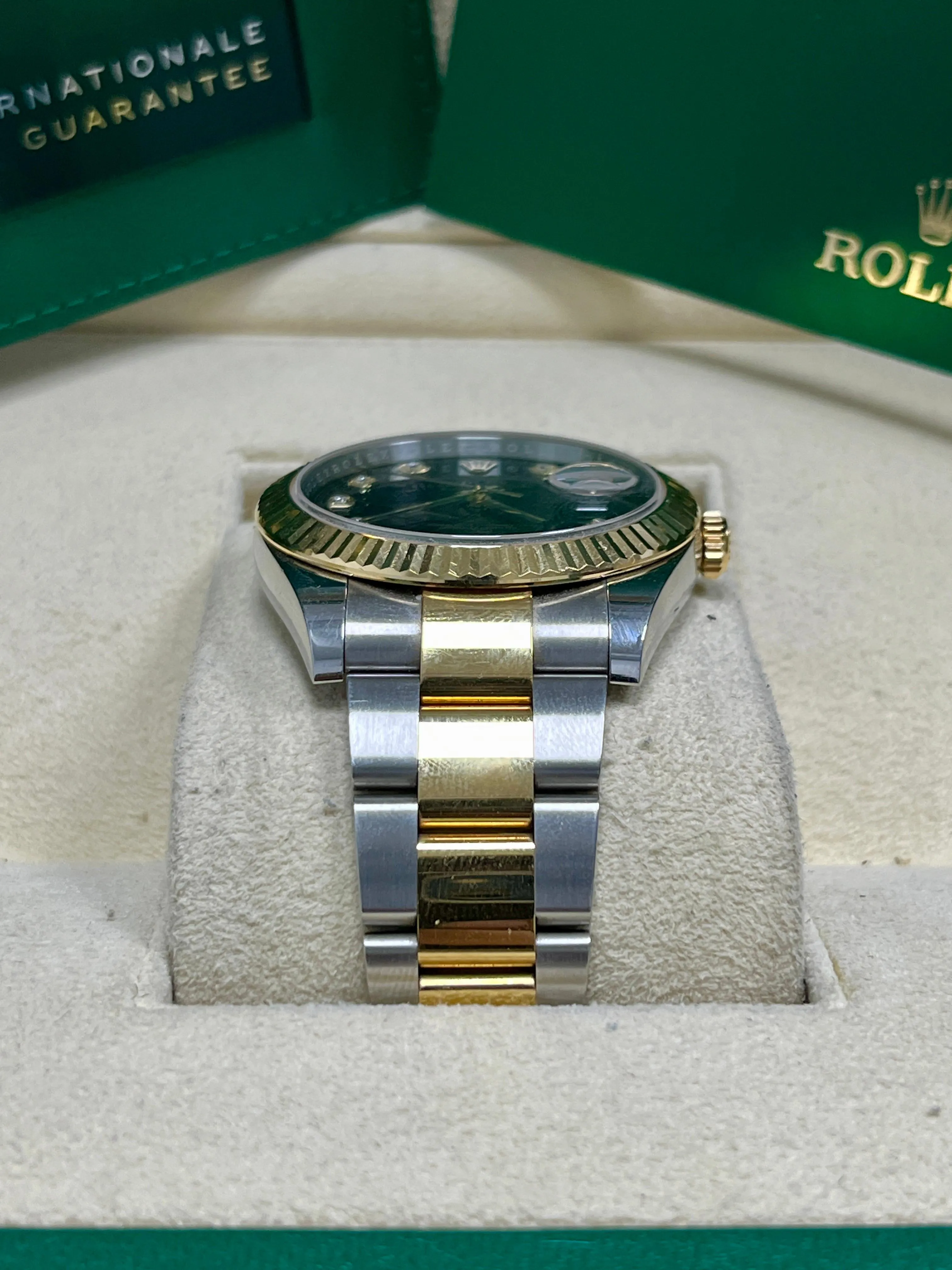 Rolex DateJust 126333g Black Dial With Diamond Hour Marker 2022