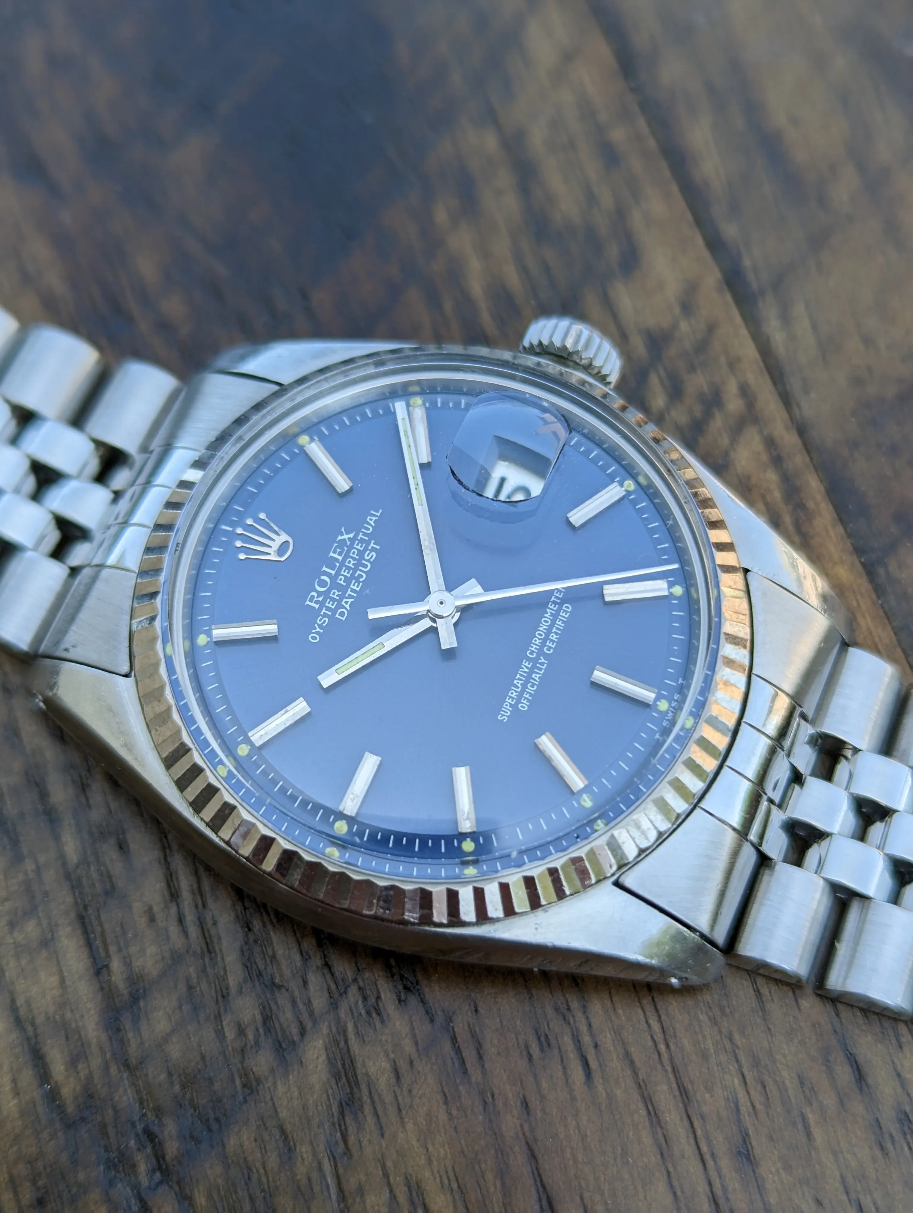 Rolex Datejust 1601 - Blue dial