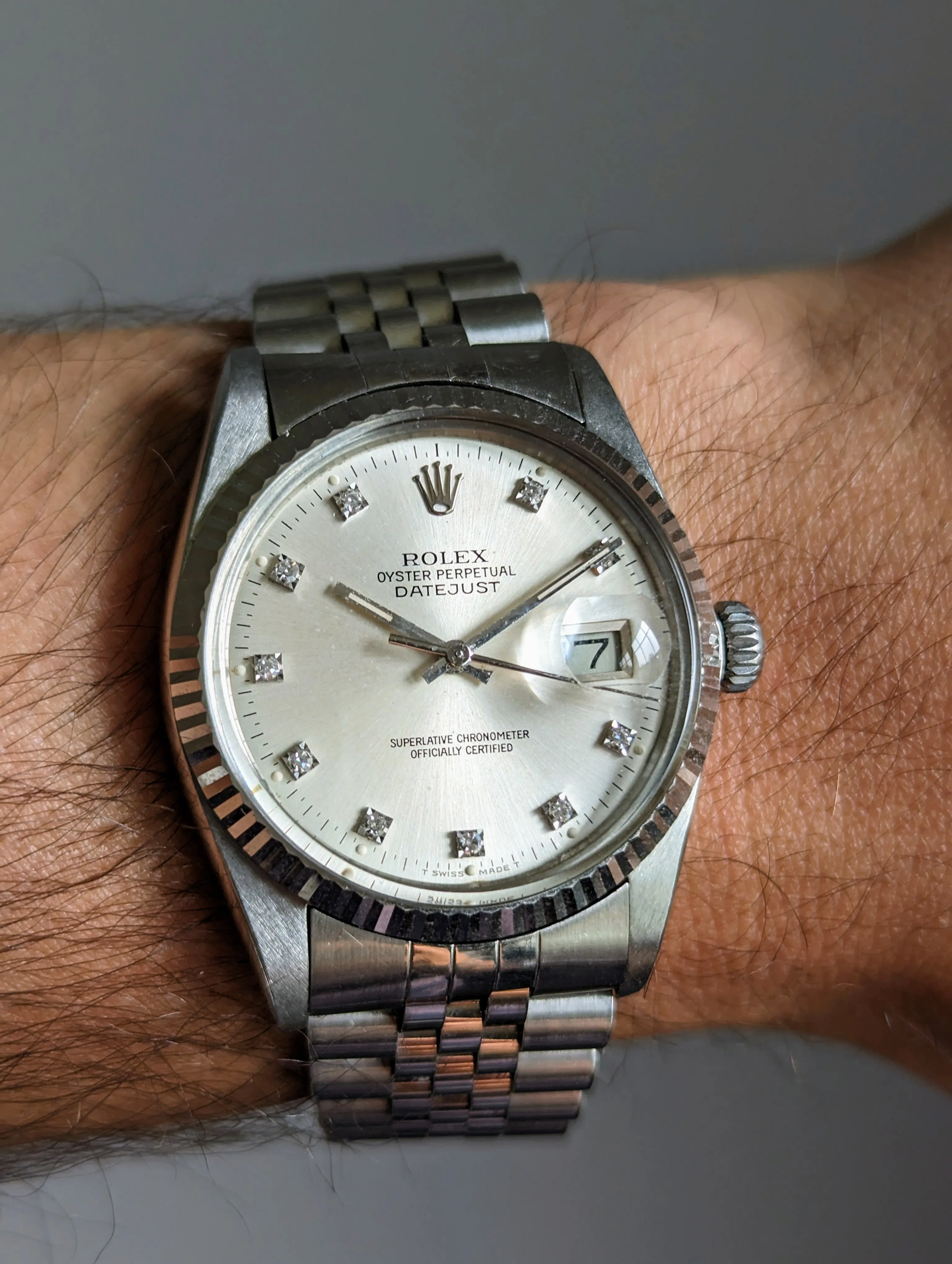 Rolex Datejust 16014 Diamond - Box & Papers