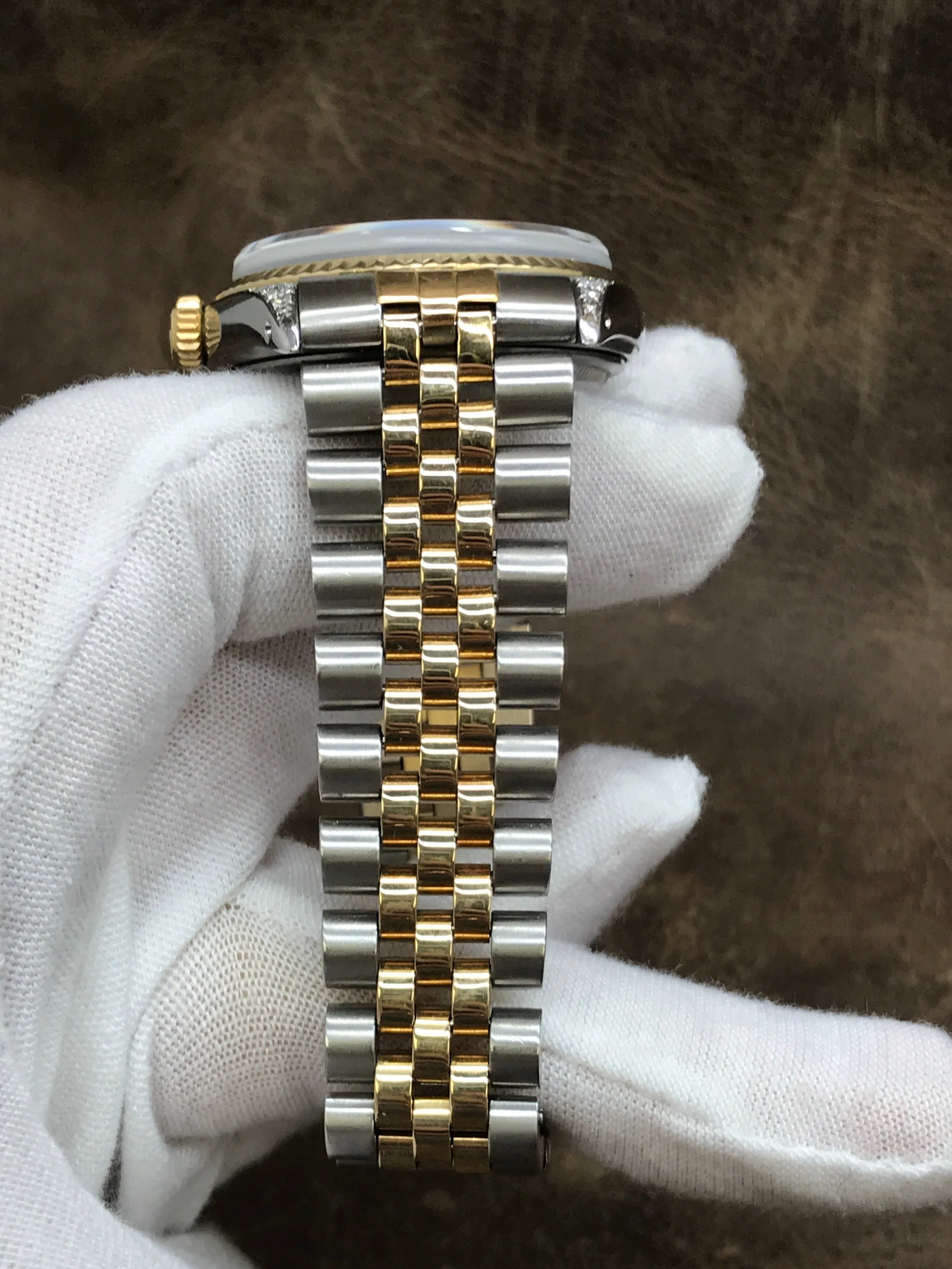 Rolex Datejust 36mm 1603 Custom Black dial Dial Automatic Watch
