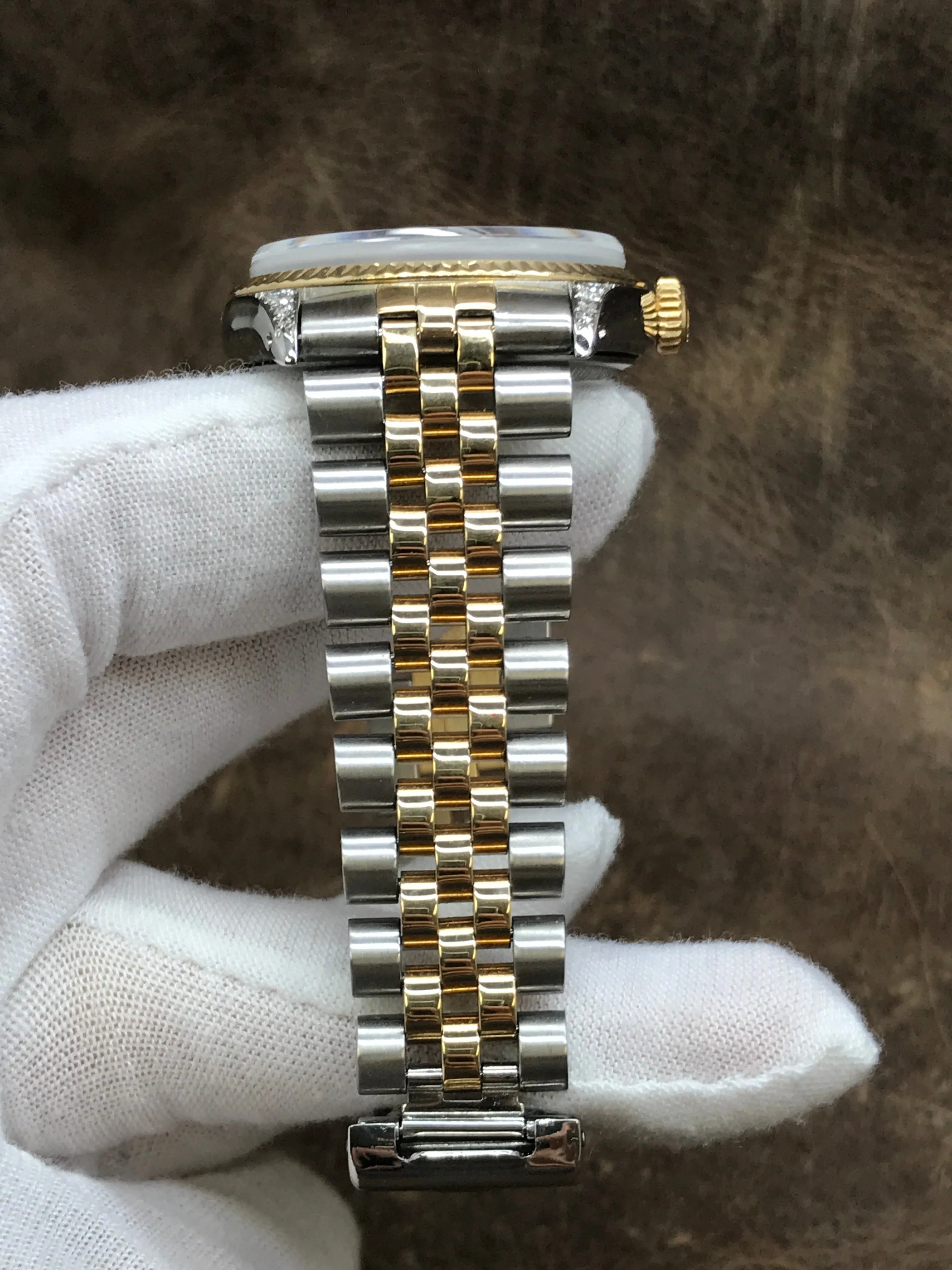 Rolex Datejust 36mm 1603 Custom Black dial Dial Automatic Watch