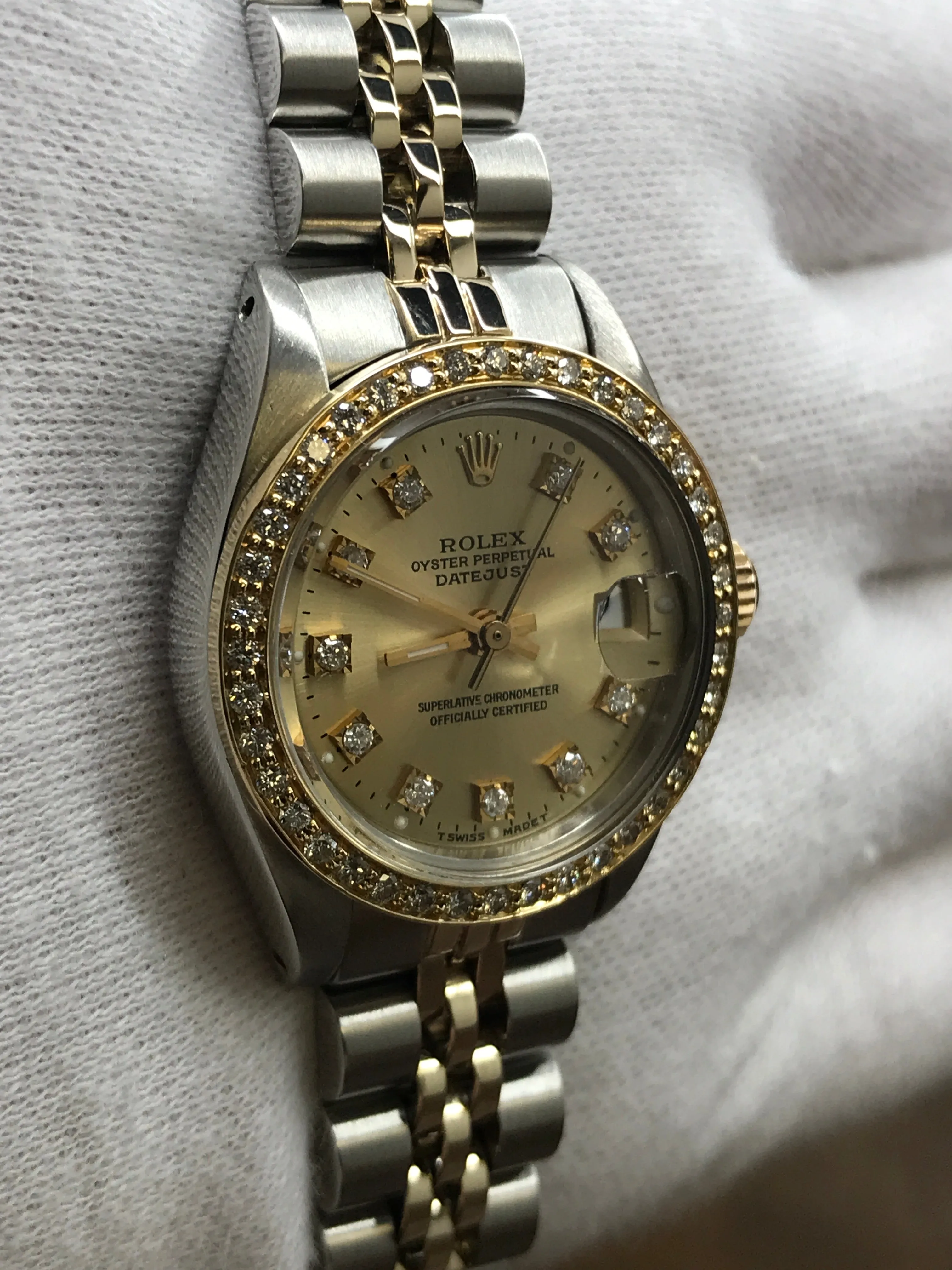 Rolex Datejust 6916 Champagne Dial Automatic Women's Watch