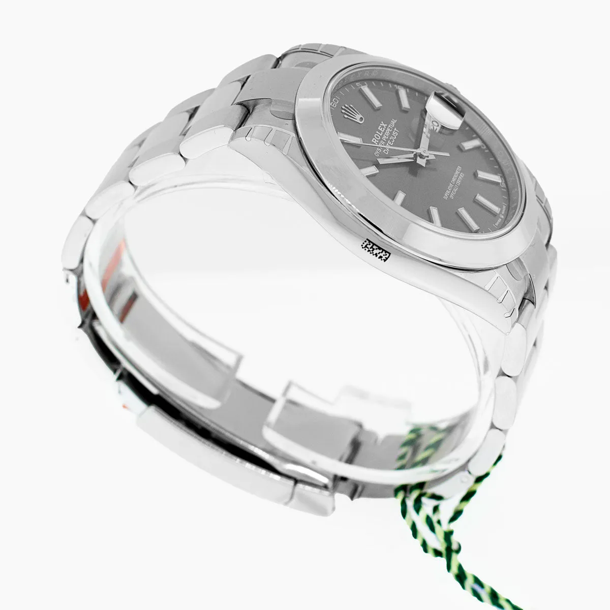 Rolex Datejust II 41mm Stainless Steel Rhodium Index Dial & Smooth Bezel 126300