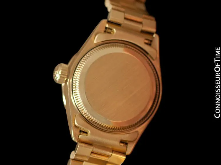 Rolex Ladies President Datejust Crown Collection, Ref. 79068 - 18K Gold & Factory Diamonds & Rubies