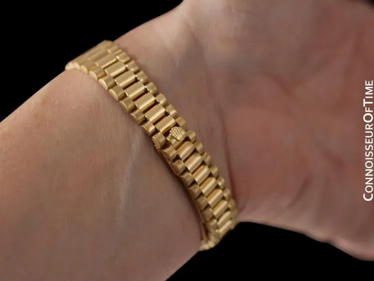 Rolex Ladies President Datejust Crown Collection, Ref. 79068 - 18K Gold & Factory Diamonds & Rubies