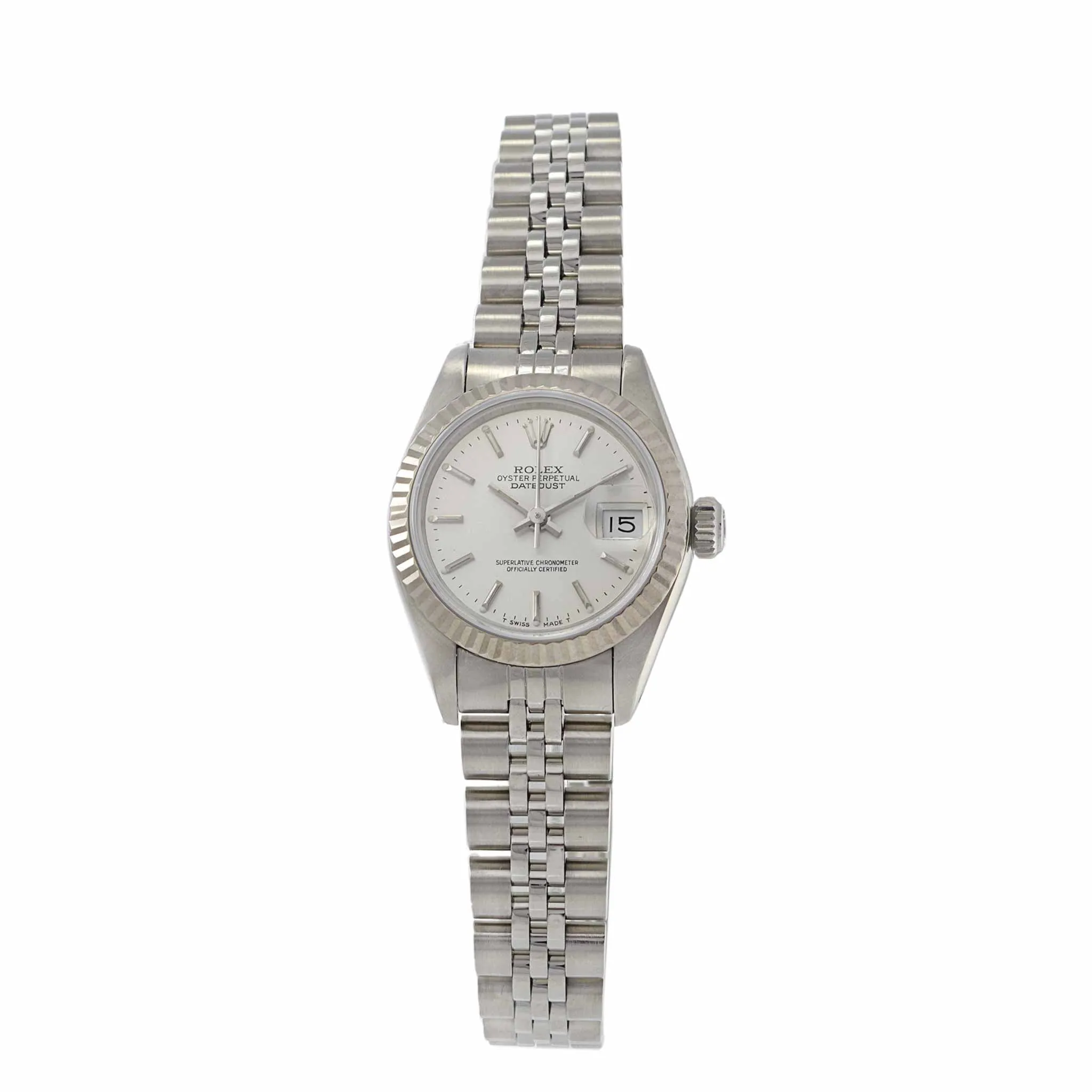 Rolex Lady-Datejust 26mm Stainless Steel and White Gold