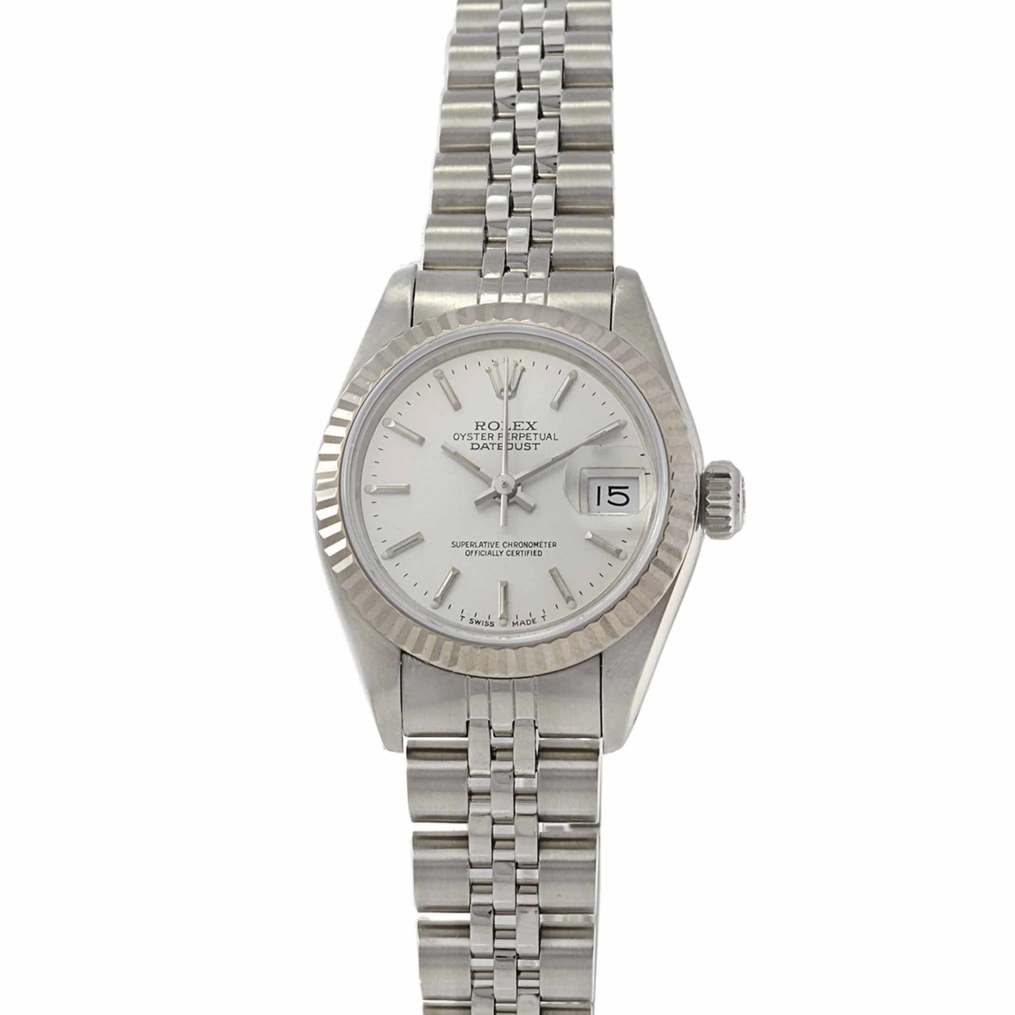 Rolex Lady-Datejust 26mm Stainless Steel and White Gold