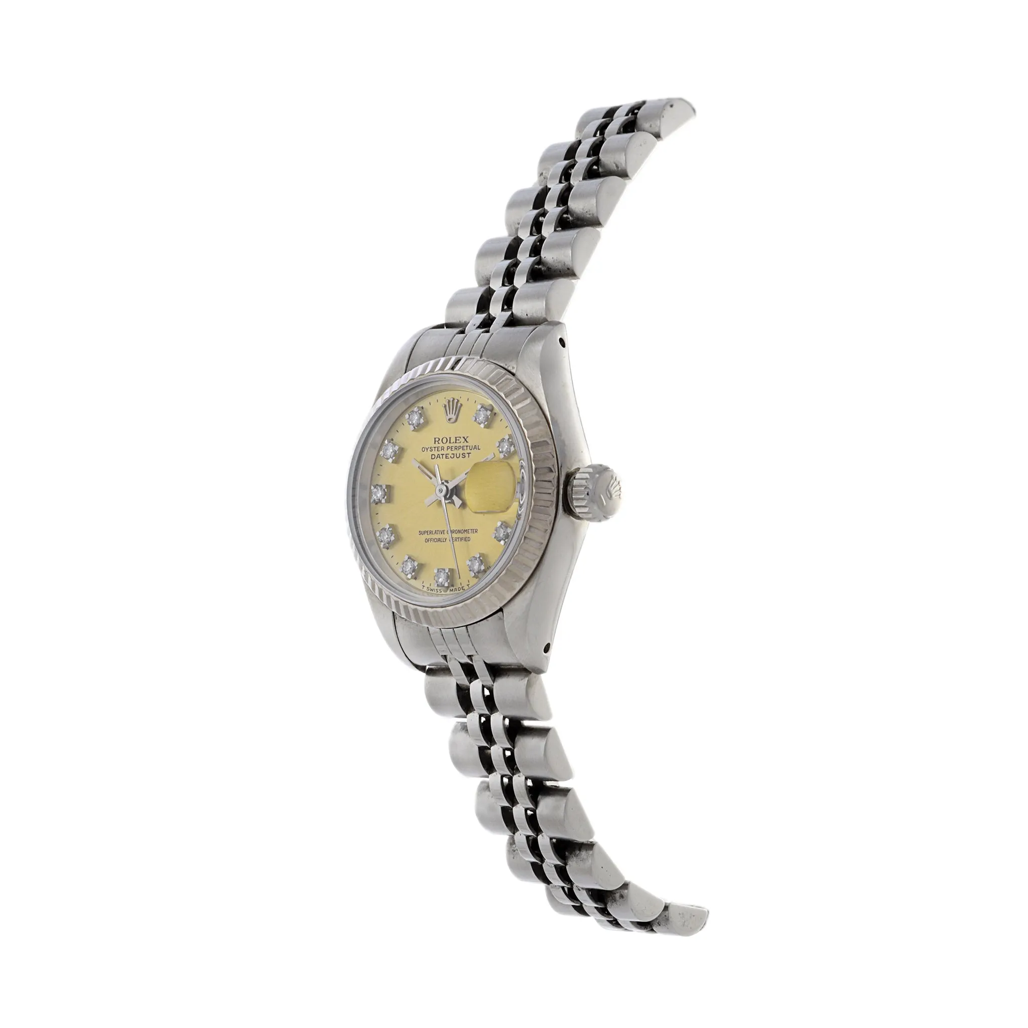 Rolex Lady Datejust Reference 69174 Factory Set Diamond Dial