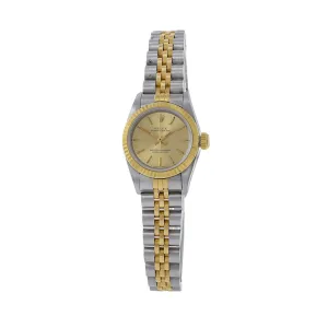 Rolex Lady Oyster Perpetual Reference 67193 Two Tone
