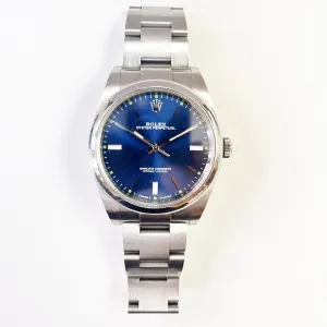 Rolex Oyster Perpetual 114300 Blue Dial Mar 2019
