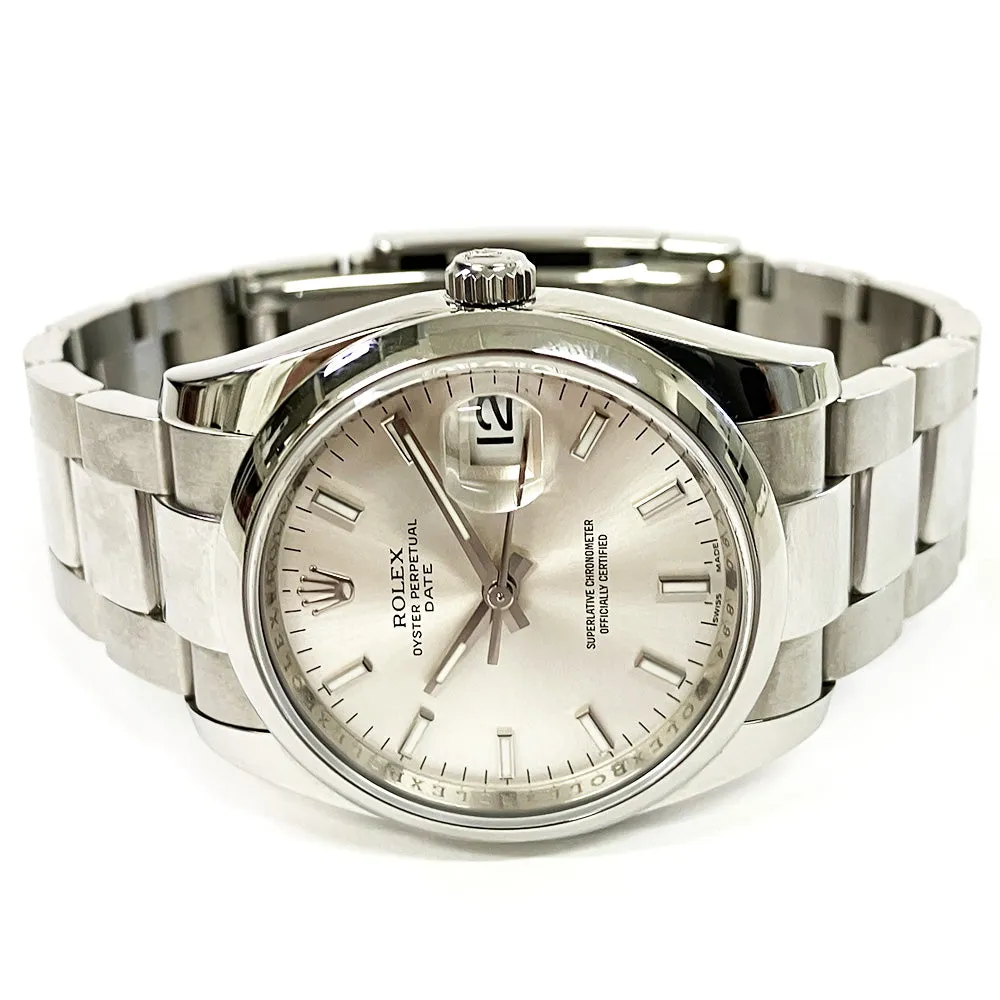 Rolex Oyster Perpetual Date 15200 Silver Dial Jul 2007