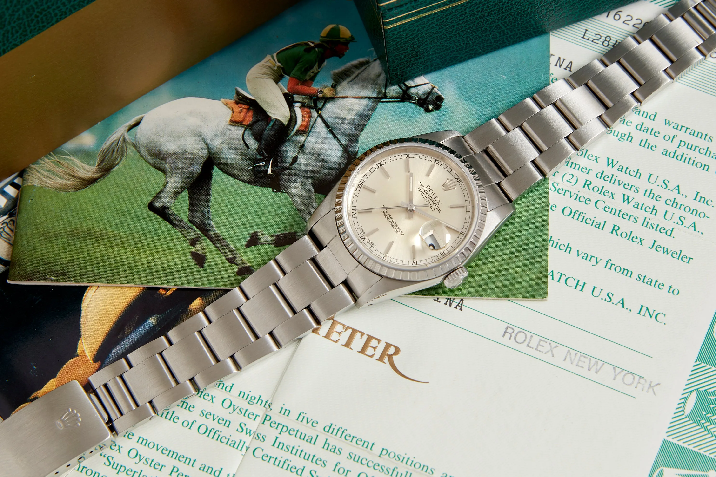 Rolex Oyster Perpetual Datejust IBM 25 Years Service Full Set 1989