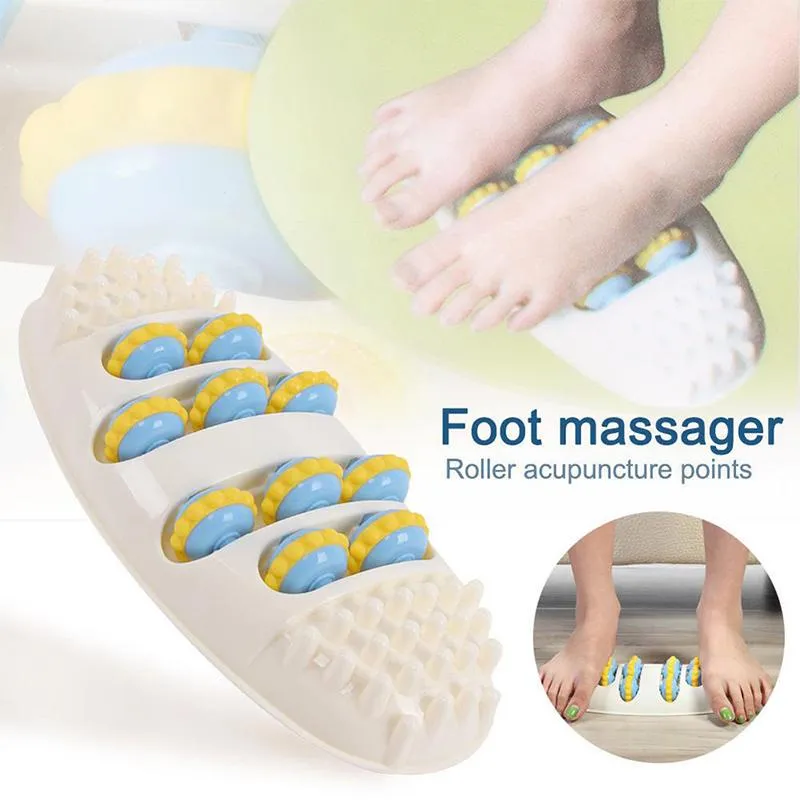 Roller Foot Massager - simple but effective mechanical roller foot massager to relieve tired feet. Also helps with plantar fasciitis, foot and heel pain. Great Circulation Booster!