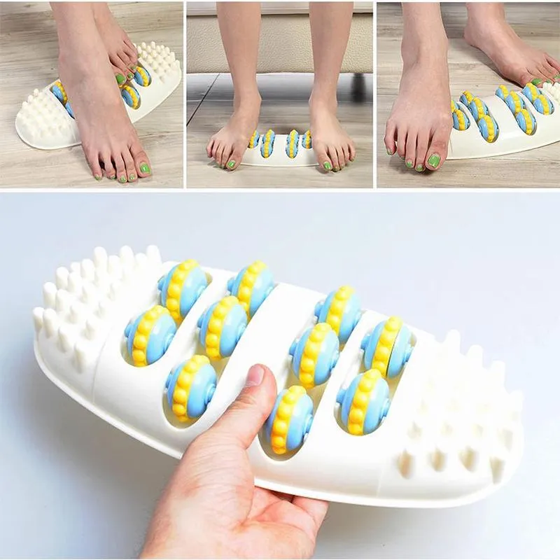 Roller Foot Massager - simple but effective mechanical roller foot massager to relieve tired feet. Also helps with plantar fasciitis, foot and heel pain. Great Circulation Booster!